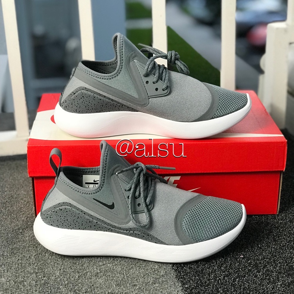 Nike Lunarcharge Essential Cool Gray🐘WMNS - Picture 5 of 7